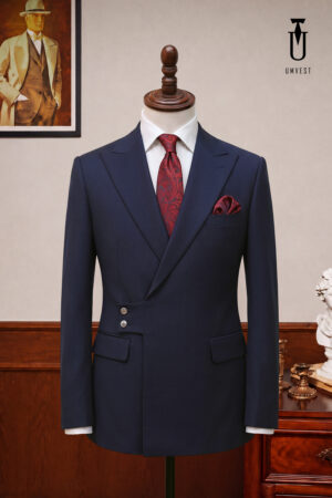 Vest Nam Xanh Navy C&uacute;c C&agrave;i Ch&eacute;o 01