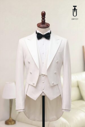 Thuê Vest Đuôi Tôm Trắng
