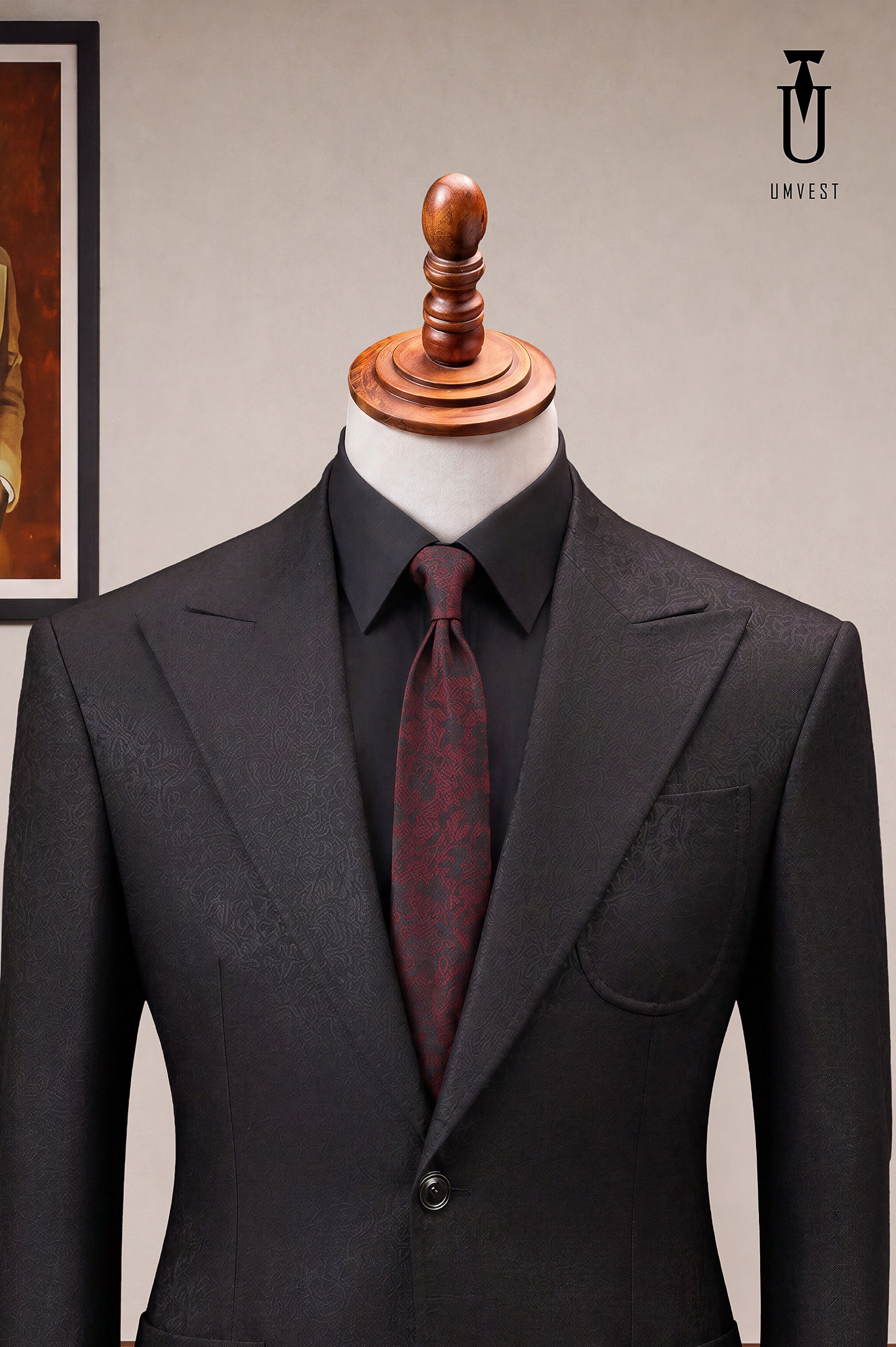 BỘ-TUXEDO-NAM-ĐEN-GẤM-(2) BỘ TUXEDO NAM ĐEN GẤM (2)