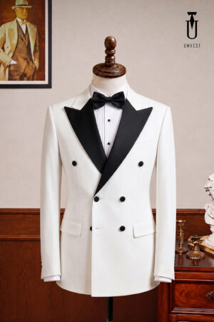 MAY TUXEDO NAM TRẮNG 6K
