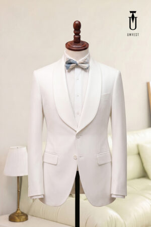 Thuê Tuxedo Trắng Sam