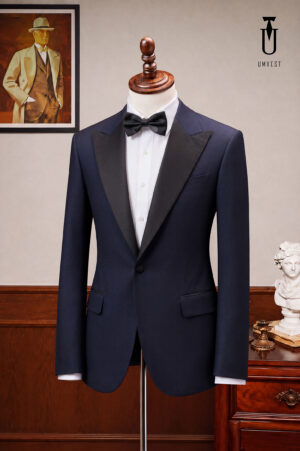 MAY TUXEDO NAM XANH NHŨ