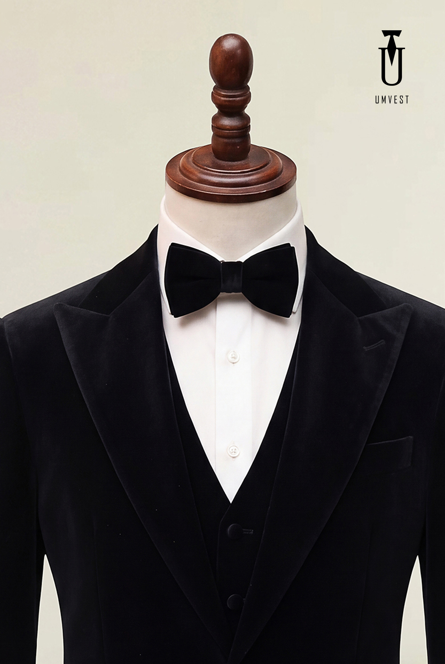 BỘ TUXEDO NHUNG MÀU XANH ĐEN (2)