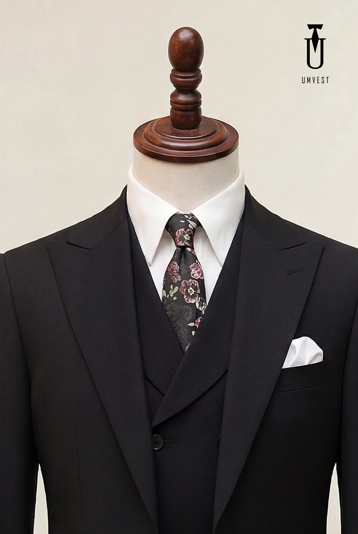 BỘ VEST NAM ĐEN 300 GHILE SAM (2)