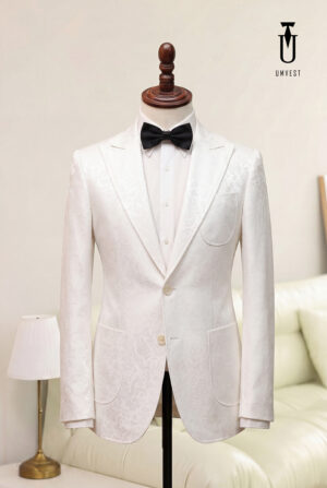Vest Nam Trắng Gấm