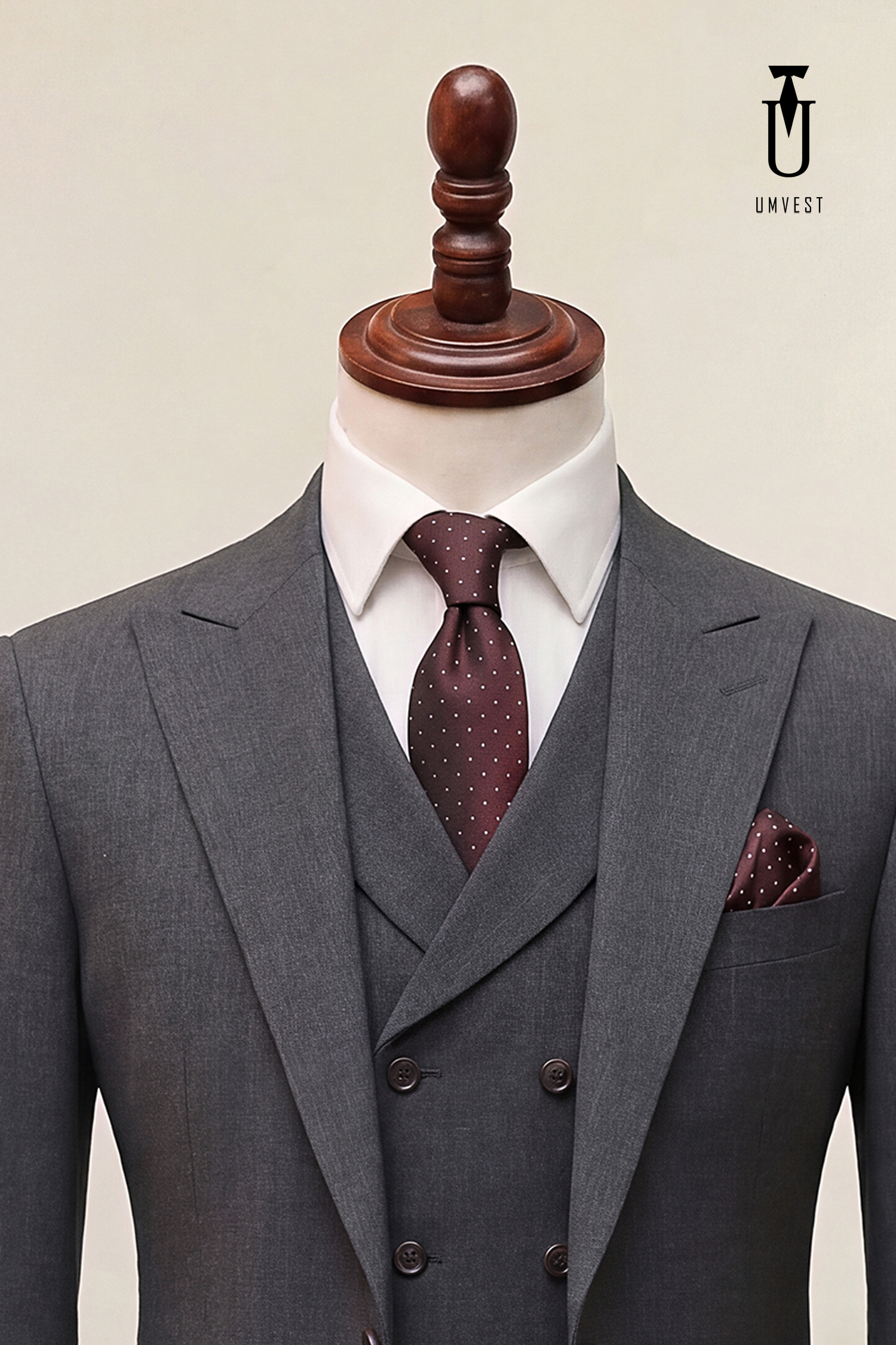 BỘ VEST NAM MÀU XÁM 79 GHILE SAM (2)