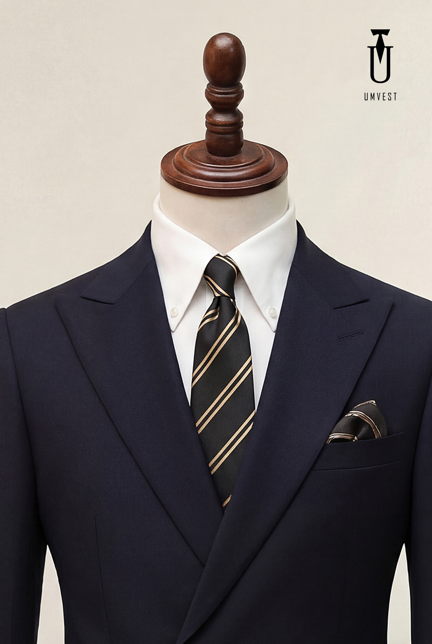 BỘ VEST NAM MÀU XANH 879 KHUY CHÉO (2)