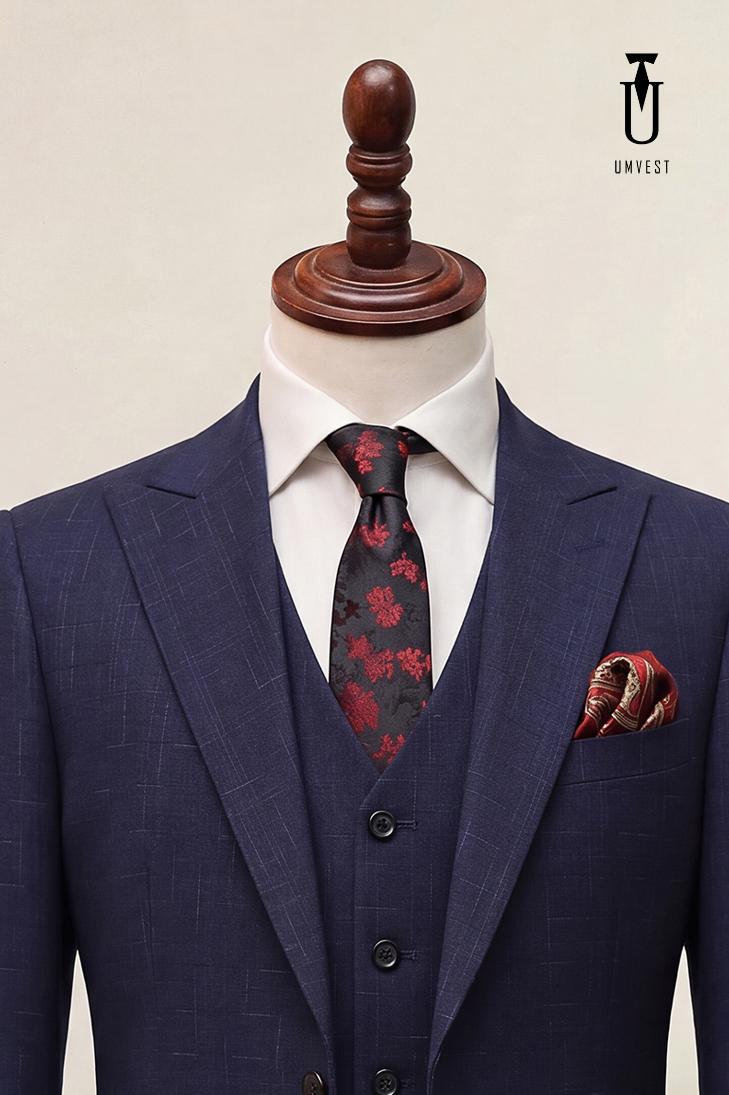 BỘ VEST NAM MÀU XANH 91 GHILE (2)