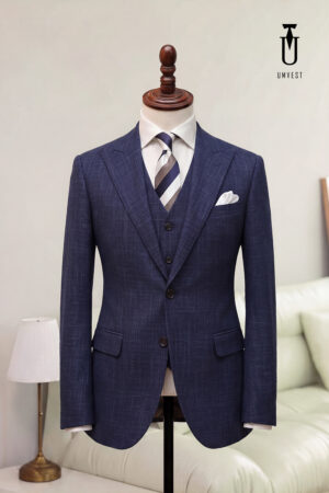 Vest Nam Xanh Dương Xước Gile