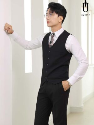 Áo Gile Đen 02