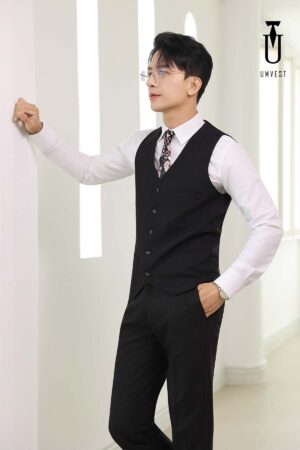 Áo Gile Đen 02
