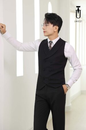 Áo Gile Đen