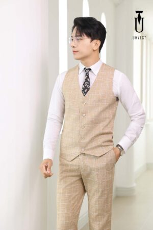Áo Gile Vàng Sọc