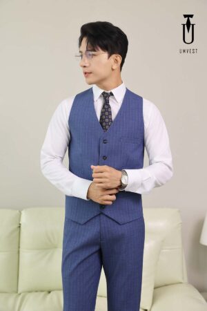 Áo Gile Xanh Dương