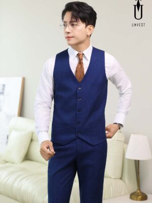 Áo Gile Xanh Dương Đậm