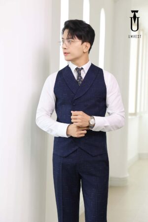 Áo Gile Xanh Navy