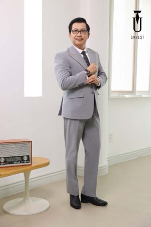 Vest Ông Sui Ghi Xám