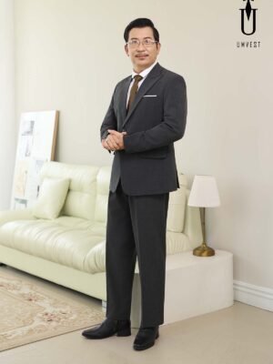 Vest Ông Sui Xám Đậm