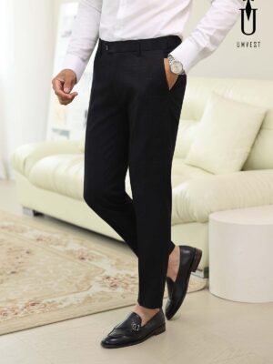 Quần Tây Đen Caro