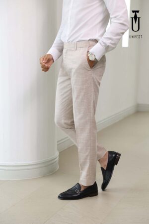 Quần Tây Kem Sọc 02