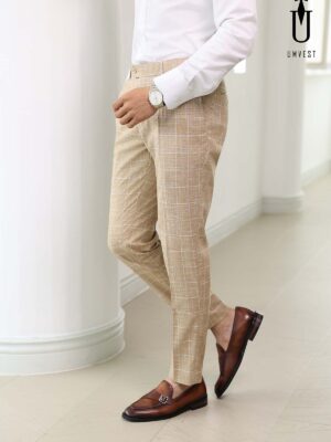 Quần Tây Vàng Caro