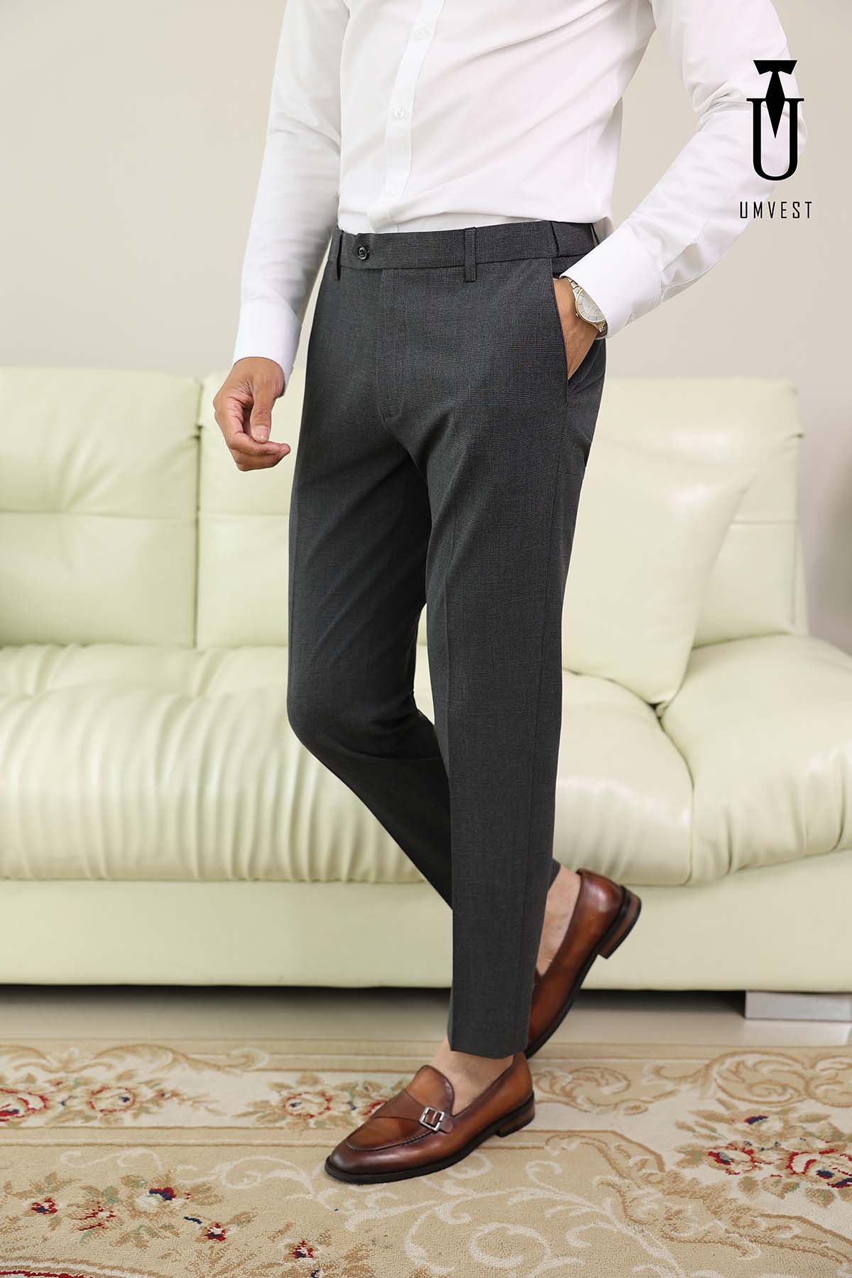 Quần Tây Xám Đậm Quần Tây Xám Đậm