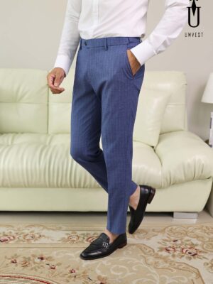 Quần Tây Xanh Dương Caro