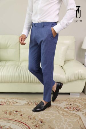 Quần Tây Xanh Dương Caro