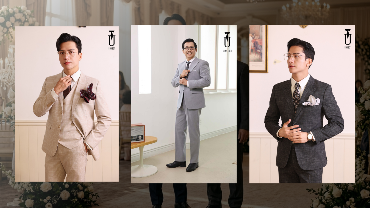 Combo vest chú rể và vest ông sui