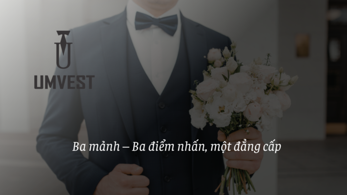 Vest chú rể 3 mảnh sang trọng