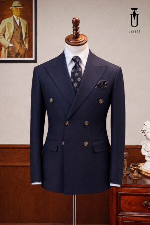 Vest Xanh Navy 6 Cúc