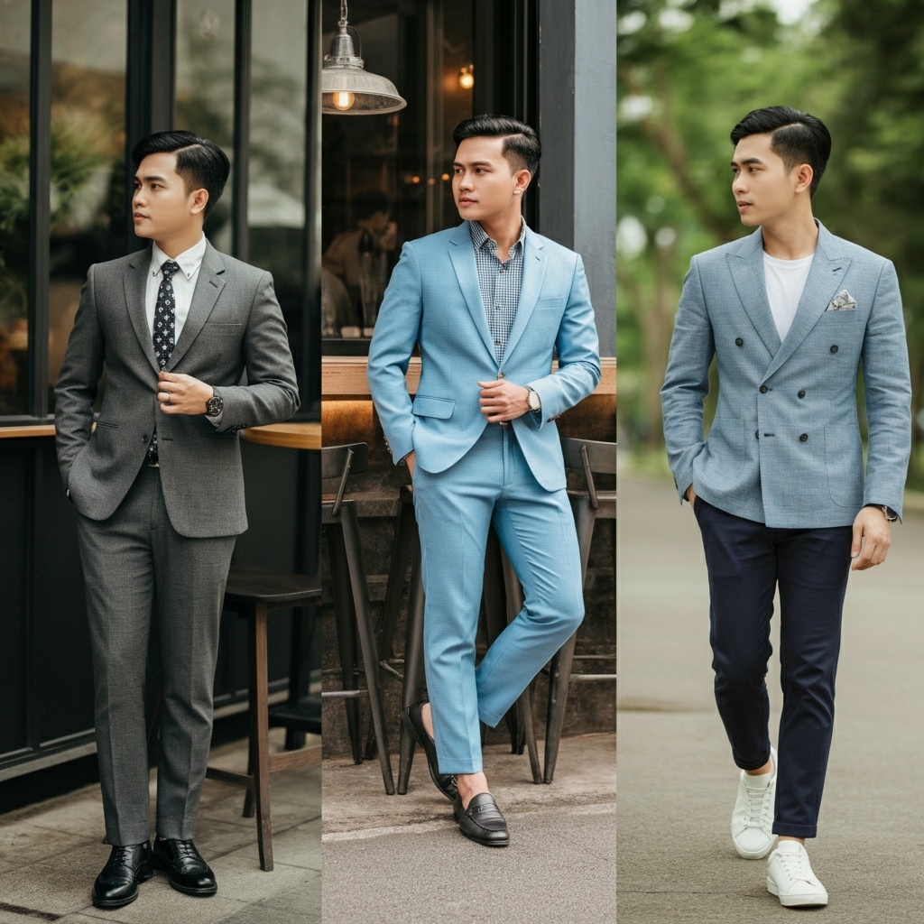 Các Phong Cách Phối Đồ Vest Nam UMvest Cơ Bản Bạn Nên Biết