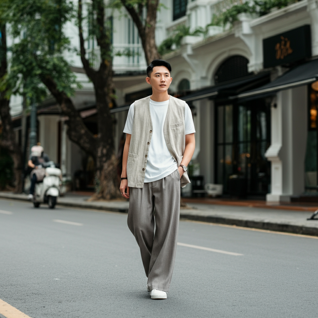 Vest Oversize Nam: Xu Hướng Thời Trang Độc Đáo Tại TP HCM