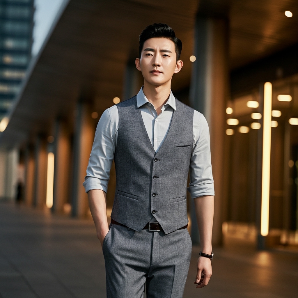 Sức Hút Khó Cưỡng Của Vest Nam Hàn Quốc