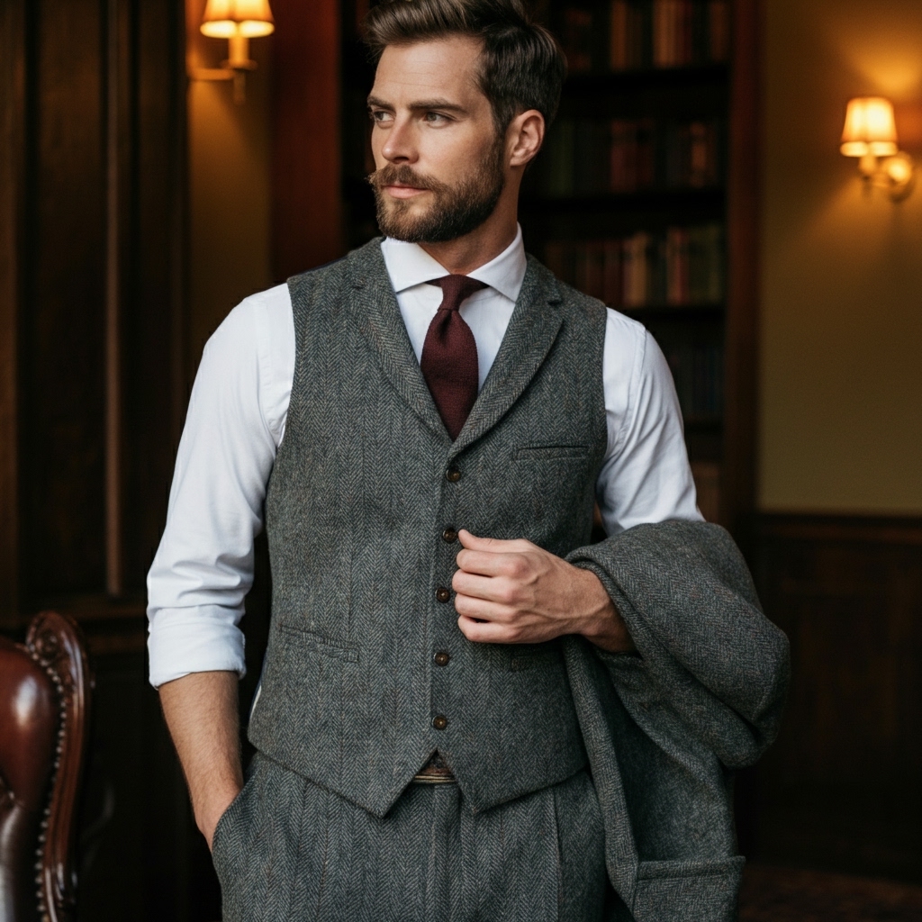 Sức Hút Khó Cưỡng Từ Vải Tweed Vest UMvest
