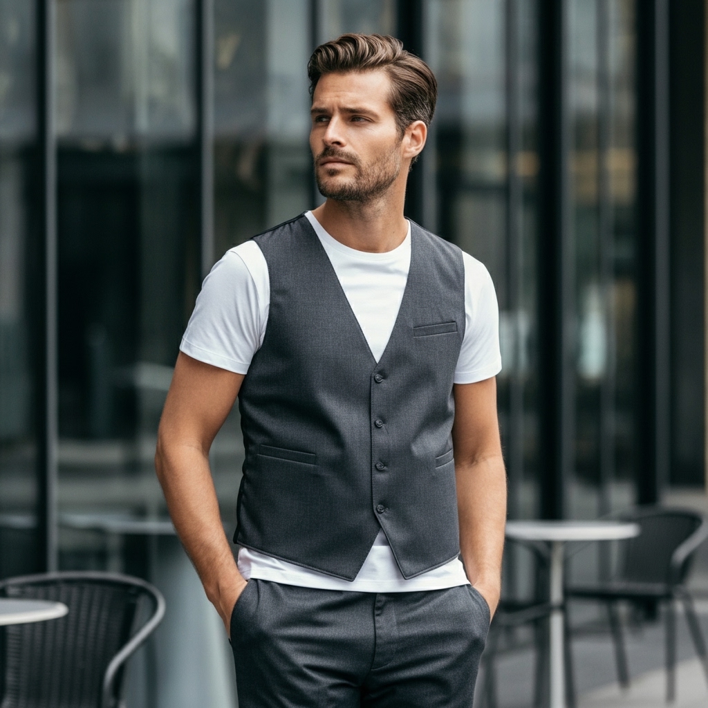 Tại Sao Phối Vest UMvest Với Áo Thun Lại Là Xu Hướng?