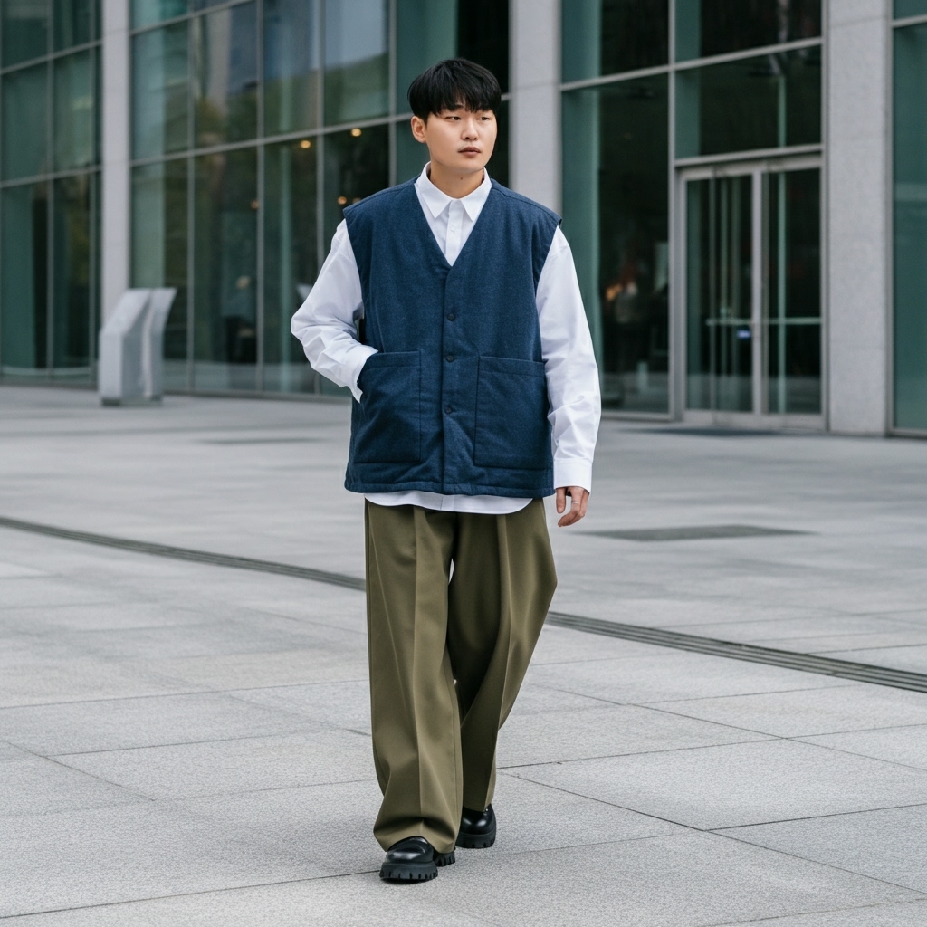 B&iacute; Quyết Phối Đồ Vest Nam Oversized H&agrave;n Quốc Chuẩn So&aacute;i Ca