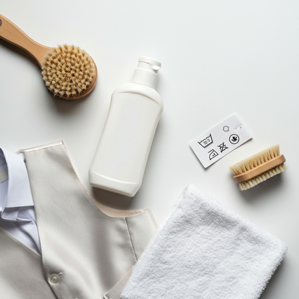 Chuẩn Bị Gì Trước Khi Giặt Vest Cưới Tại Nhà?