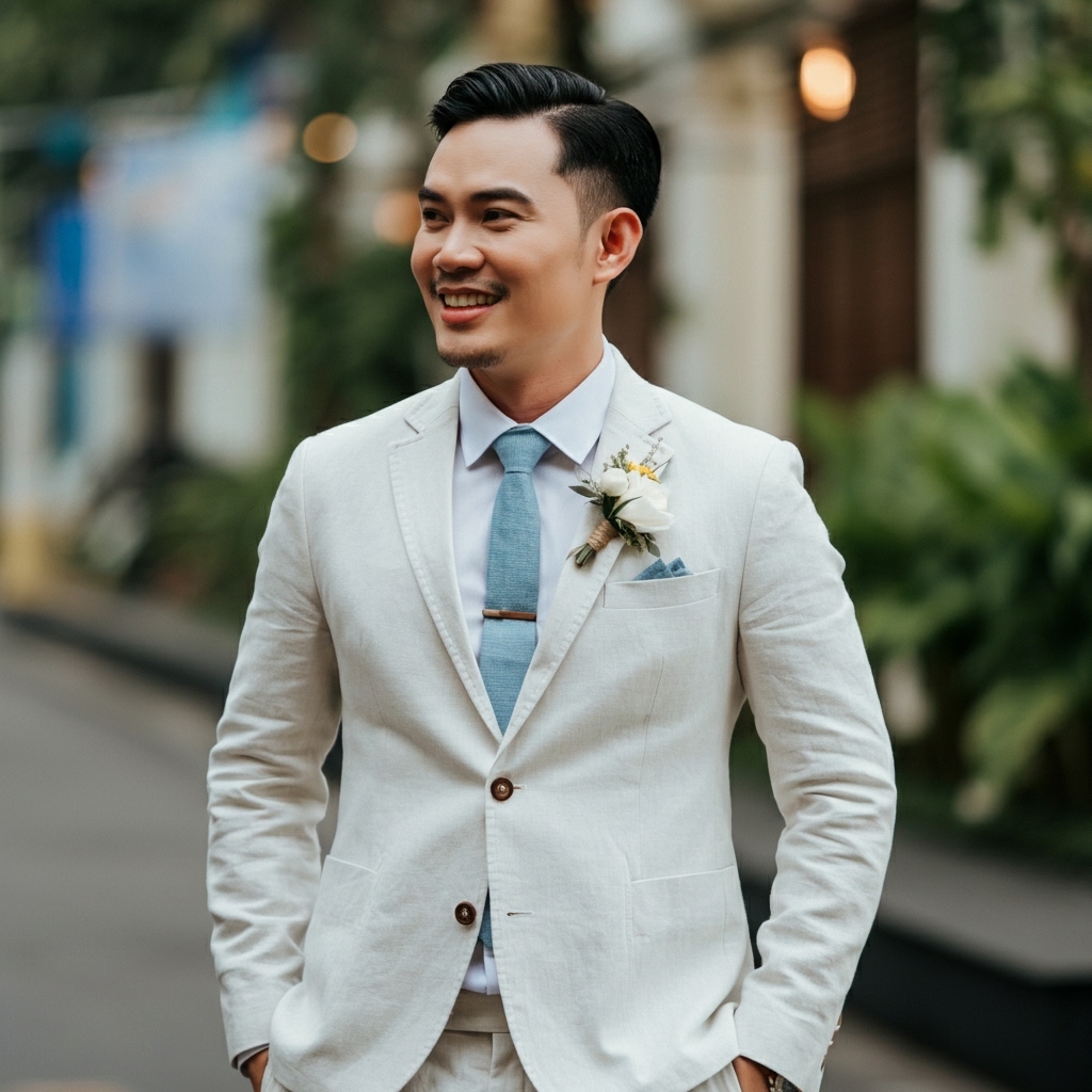 Tại sao vest cưới cotton giá rẻ là lựa chọn thông minh cho chú rể TP HCM?
