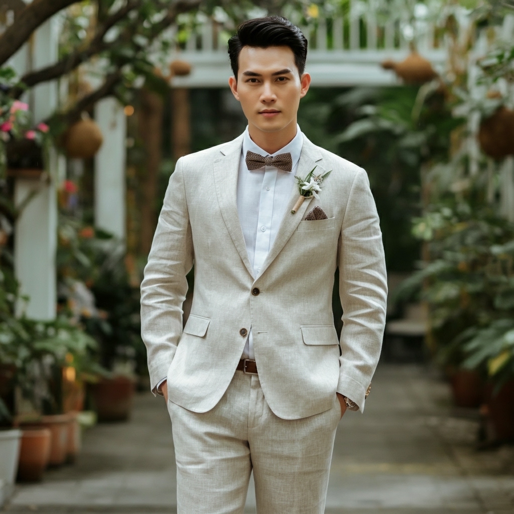 Tại sao Vest Cưới Linen là lựa chọn lý tưởng cho chú rể TP HCM?