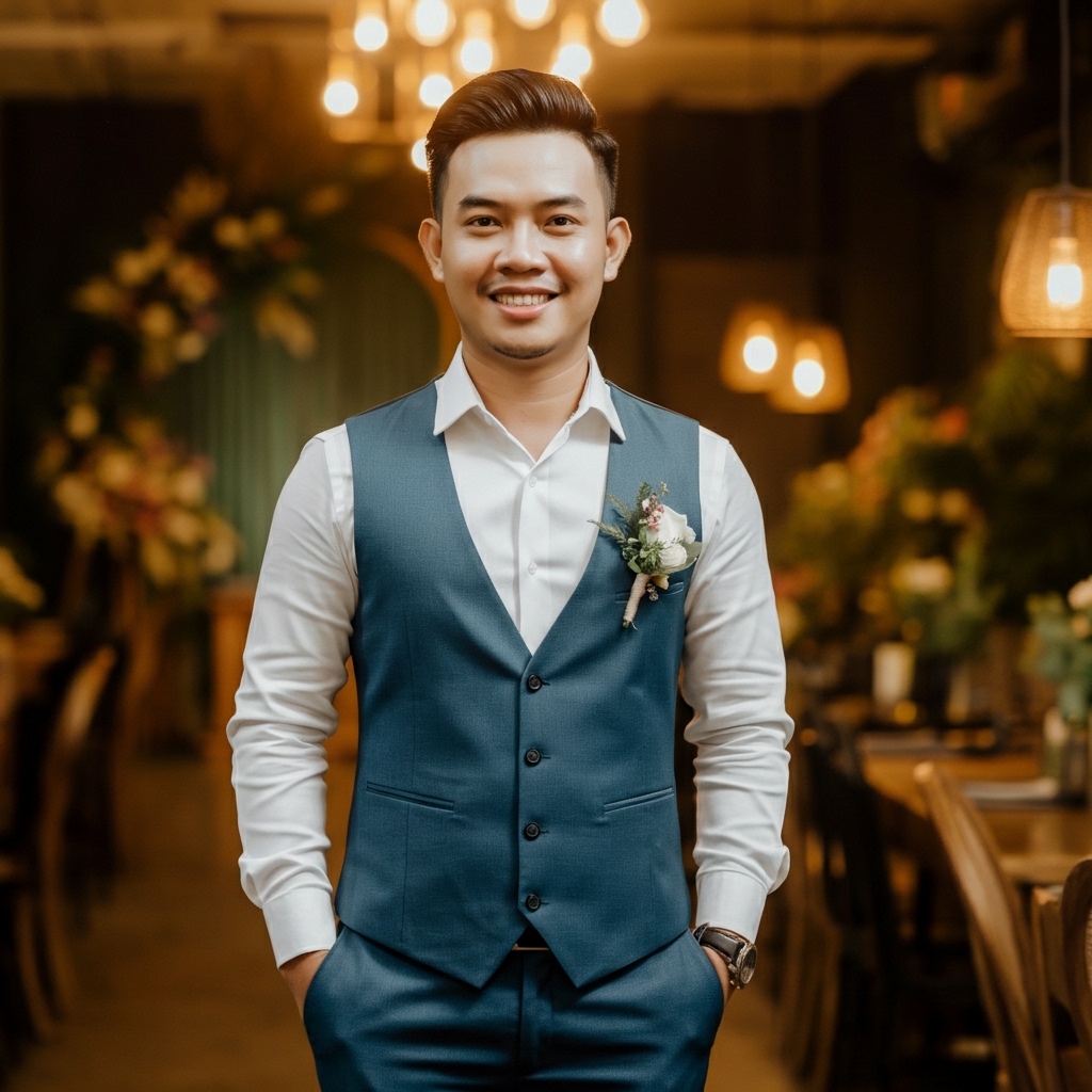 Tầm Quan Trọng Của Việc Phối Vest Cưới Gi&aacute; Rẻ Với Sơ Mi