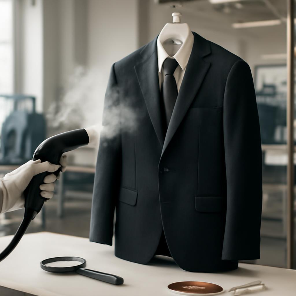 Quy trình giặt ủi vest cưới an toàn cho từng chất liệu