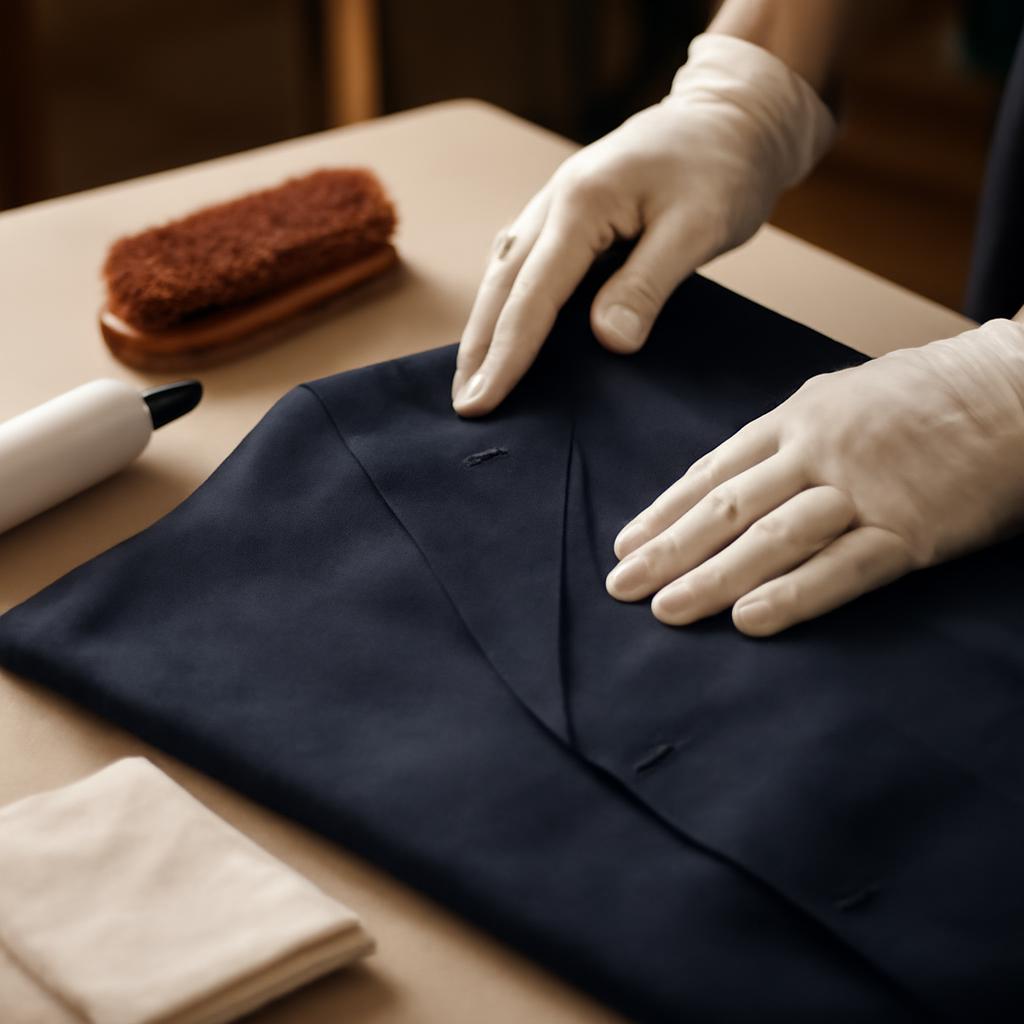 Quy trình làm sạch vest cưới tiết kiệm và an toàn