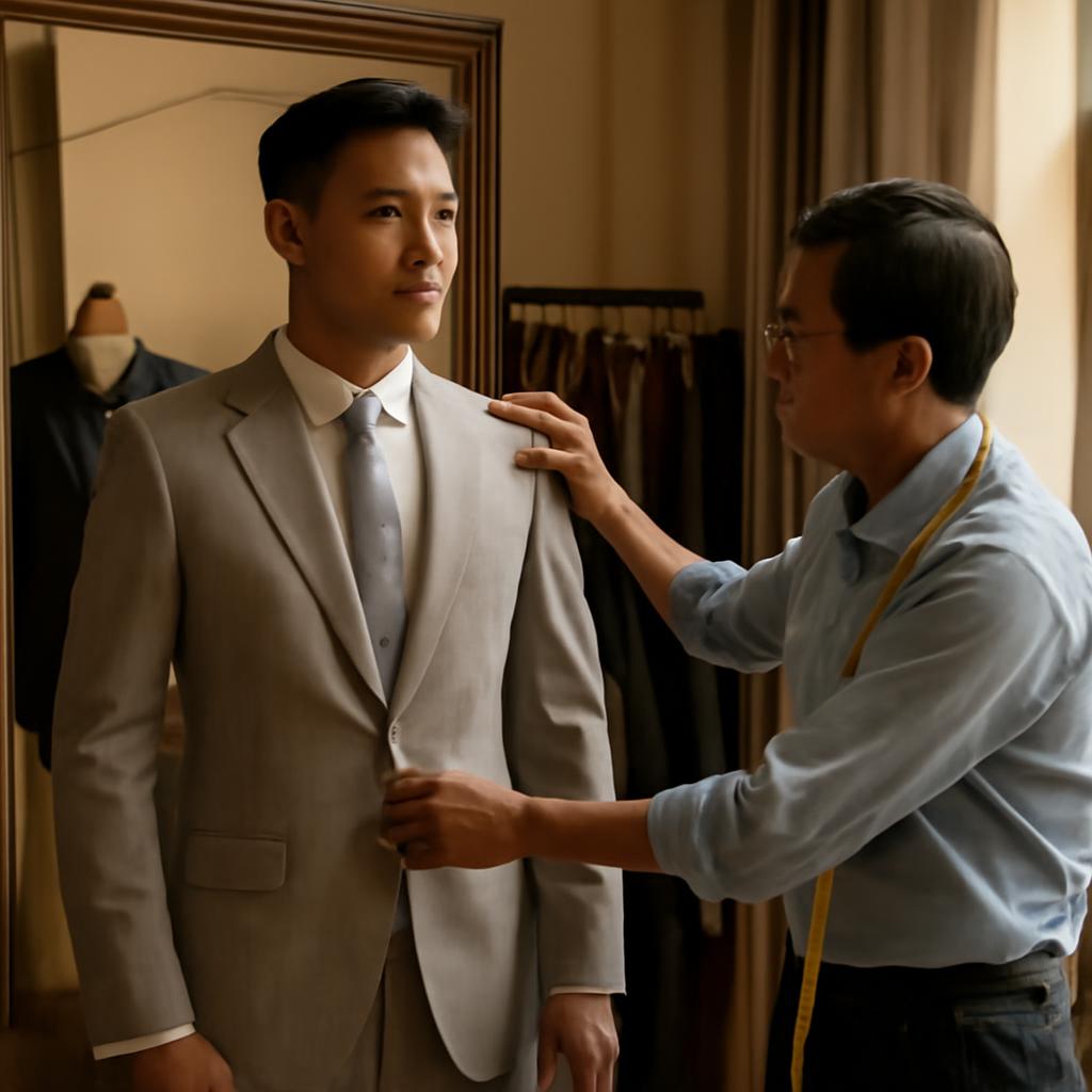 C&aacute;ch chọn vest slim fit vừa vặn theo v&oacute;c d&aacute;ng