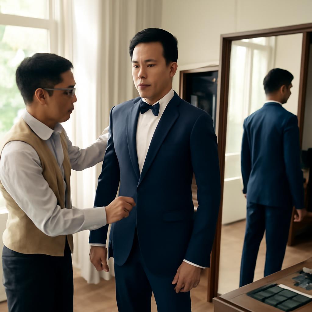 Chọn dáng vest cưới theo vóc dáng chú rể