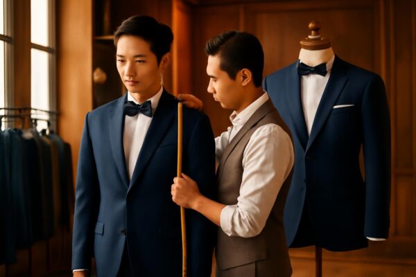 Khi n&agrave;o n&ecirc;n may vest cưới nam, khi n&agrave;o n&ecirc;n mua may sẵn?