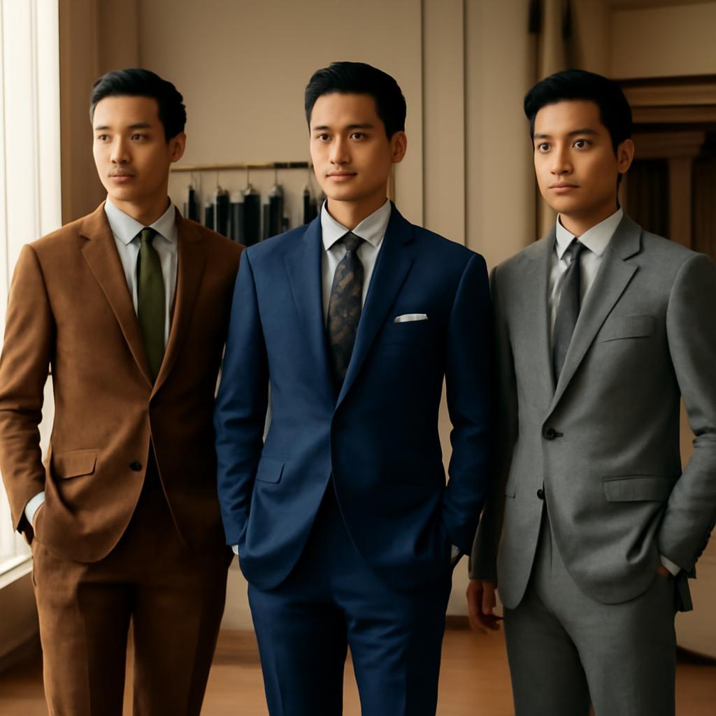 Màu vải vest cưới phù hợp với từng tông da