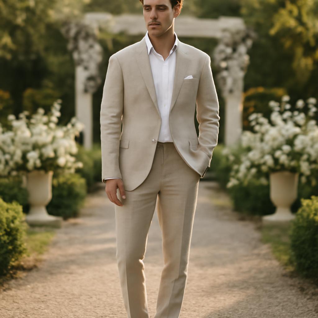 Thiết kế vest cưới linen đẹp, lịch lãm và dễ ứng dụng
