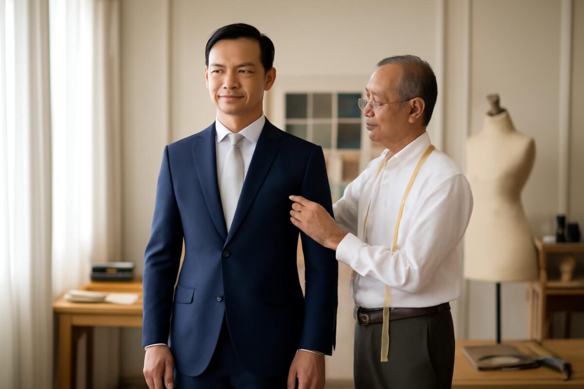 V&igrave; sao cần may vest cưới theo d&aacute;ng người
