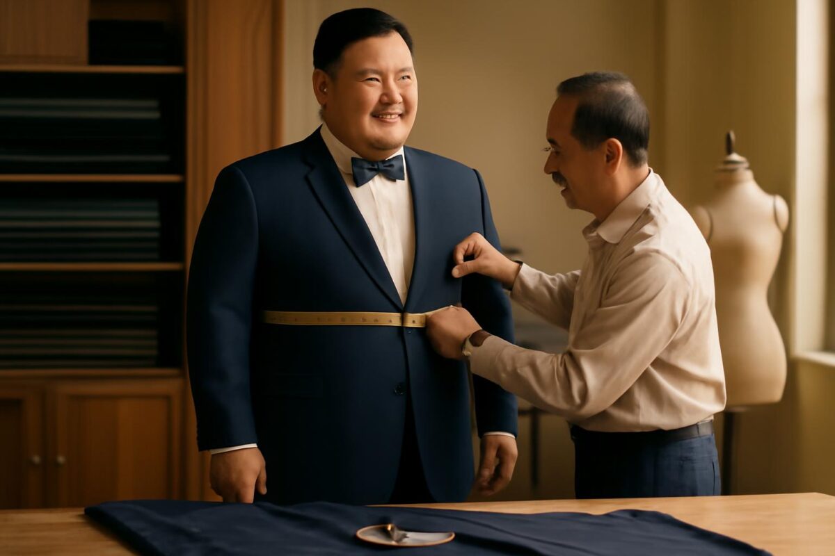 V&igrave; sao người mập n&ecirc;n may vest cưới theo số đo